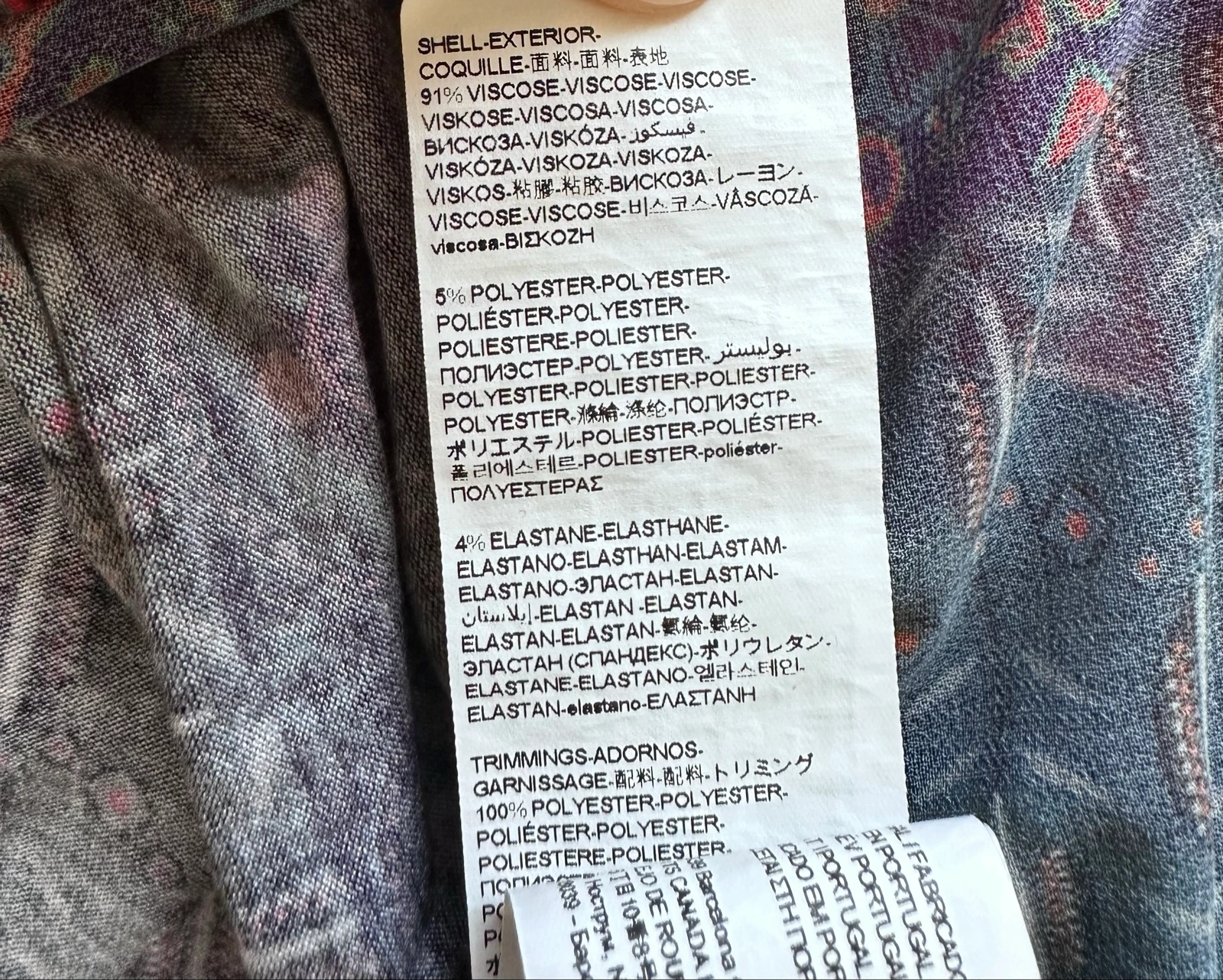 Asymmetrisch T-shirt Desigual XXL – Meerkleurige patronen & opschriften (Zeer goede staat) – photo 11